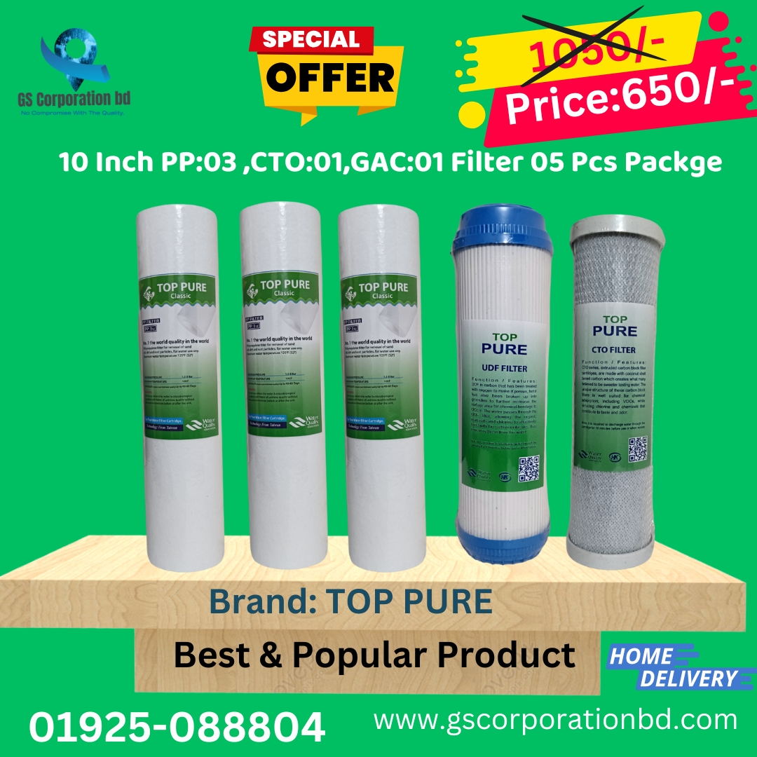 CTO 01, GAC 01, PP Filter 02 04 Pcs Packge